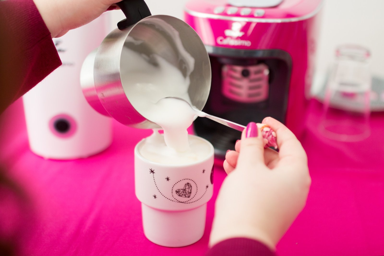 Kochen, Essen, Essen einschenken, Becher, Band