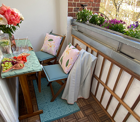 Architektur, Balkon, Gebäude, Stuhl, Moebel, Esstisch, Tabelle, Becher