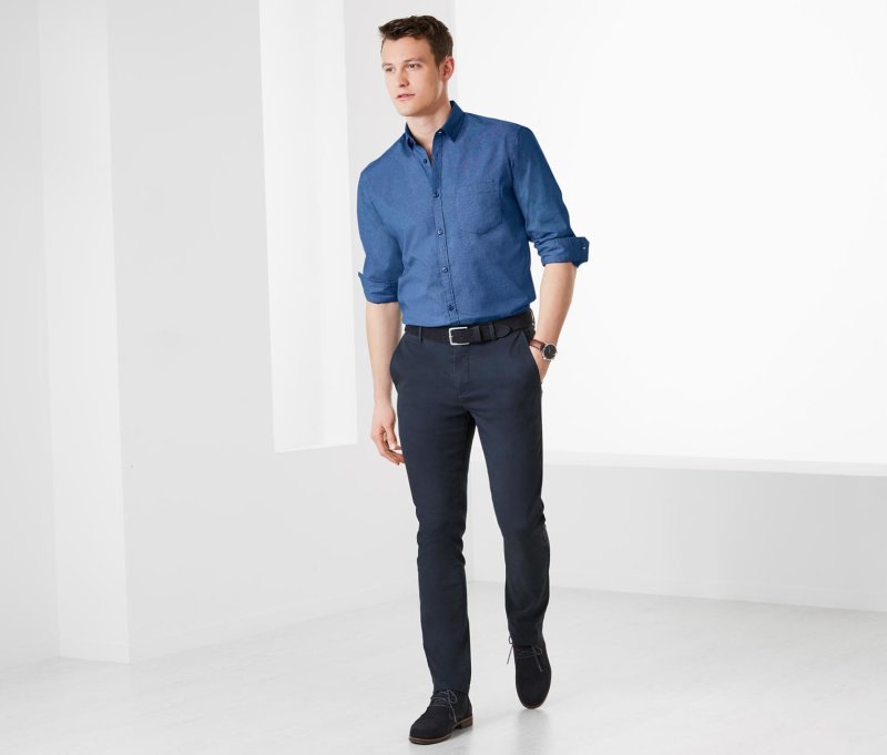Bekleidung, Hemd, Hosen, Person, Stehend, Erwachsener, Männlich, Mann, Zubehor, Gürtel