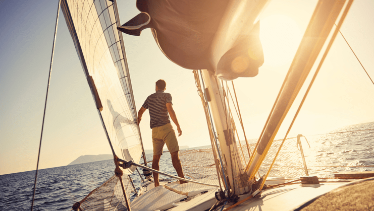 Boot, Segelboot, Transport, Fahrzeug, Jacht, Erwachsener, Männlich, Mann, Person, Natur