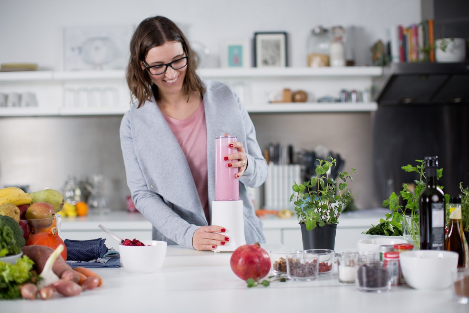 Zutaten mischen, Kochen, Kopf, Person, Gesicht, Flasche, Shaker