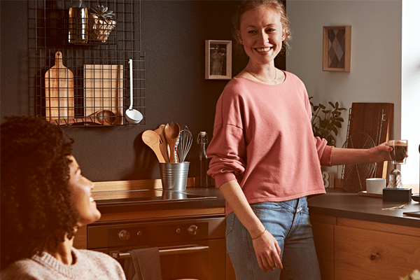 Erwachsener, Weiblich, Person, Frau, Kopf, Tier, Vogel, Gesicht, Glücklich, Besteck