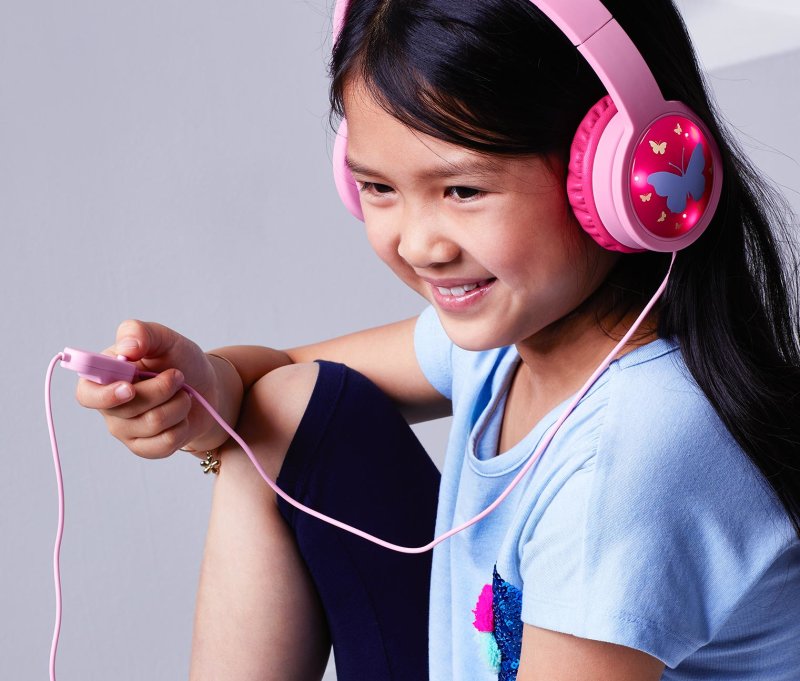 Elektronik, Kopfhörer, Kind, Weiblich, Mädchen, Person, Gesicht, Kopf